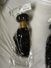 Rizado rizado mechones Pelo Rizado mongol mechones de cabello humano postizo mechones 100% Color Natural sin procesar del pelo humano que teje 3 ofertas de extensiones