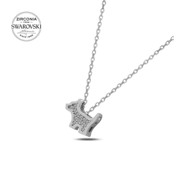 

Merve Gümüş'ten 925 Sterling Swarovski Zirconia Gemstone Dog Necklace
