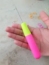 Alileader Crochet aguja de gancho de pelo aguja de tejer para trenzas de punto y ganchillo agujas para Jumbo trenzado giro 1 unids/lote