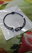 Pulsera hecha a mano con 26 letras, cuerda de rosca negra y roja, pulseras ajustables con iniciales del nombre para hombre y mujer, joyería con estilo para pareja