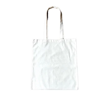 

Shopping Bag canvas storage reusable Natural cotton 100% 150 gr. With handles Cotton 65 cm (measure: 38x42 cm ).
