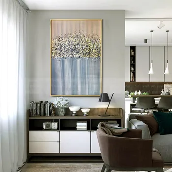 

Abstract wall art canvas paintings flower landscape decoration picture for living room home hallway wall decor acrylic quadro