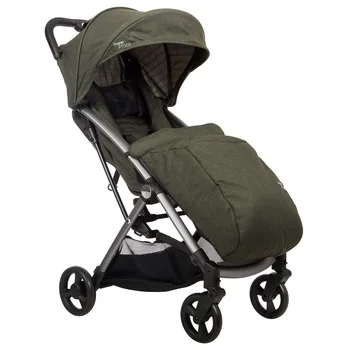 

Oyster stroller Atom Olive Green with a cape on legs