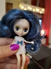 Mini muñeca de cuerpo normal DBS blyth, 10CM, BJD, regalo para niñas, juguete de anime, vestido aleatorio