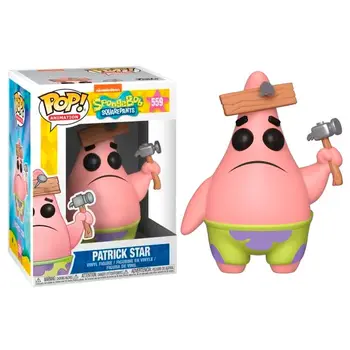 

POP figure Sponge Bob Patrick with Board