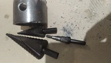 3 unids/set 4-32MM HSS cobalto paso Broca escalonada de nitrógeno de alta velocidad de acero en espiral por Cono de Metal vástago triangular agujero