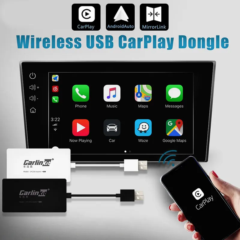 Carlinkit Wireless Apple CarPlay /Android Auto Carplay Smart Link USB