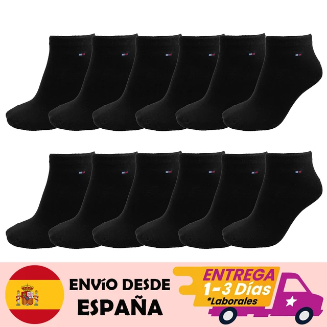 10 pairs cotton/bamboo low cut socks for men and women. Breathable sports and training. Black X 12