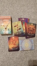 Las cartas del Tarot cubierta juegos inglés versión Tarot tarjeta el espíritu Animal Oracle juego de mesa para fiesta de la Familia Diversión jugando juegos