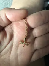 Rinhoo-collar con colgante de color dorado para mujer, mariposa, elefante, Perla de amor, cadena para clavícula, Gargantilla a la moda