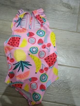 Ropa de baño de playa para bebés, bañador de sandía, traje de baño, bikini de verano de una sola pieza