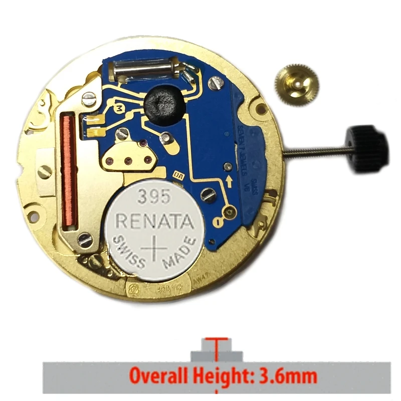 Eta 3 Hand Quartz Watch Movement 955.112 Date At 3:00 Overall Height 3.9mm  - Repair Tools \u0026 Kits - AliExpress