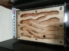 Granja de hormigas de madera ecológica, nido de hormiga acrílico con área de alimentación, hormigero de madera para mascotas, taller de hormiga, 15x14x10cm, novedad de 2019