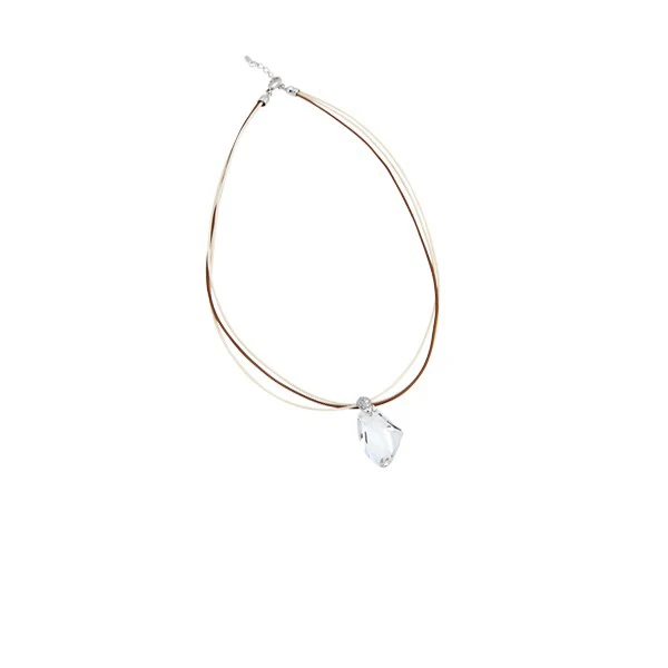 Женское ожерелье с тройной цепочкой Swarovski(2,6-23 см) 147193