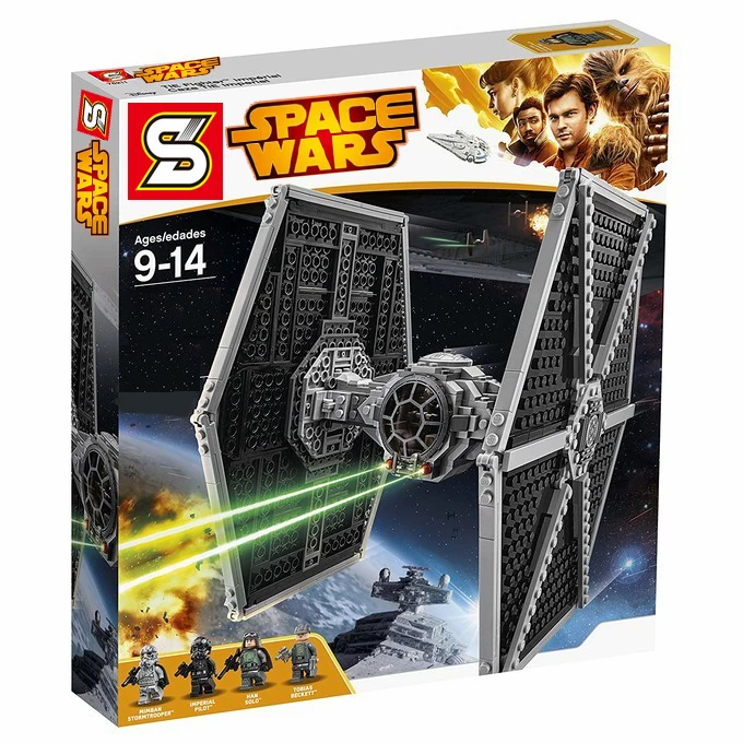 

For legoelys Star Wars Imperial TIE Fighter Costruzioni Models & Building Blocks Toys for Children With StarWars 10900 75211