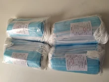 Mascarilla médica desechable no tejida, máscara quirúrgica de 3 capas con filtro, transpirable, antipolvo