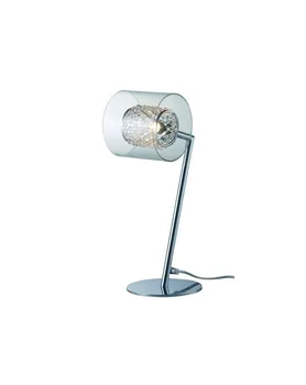 

Table lamp. DESKTOP OR DESKTOP CHROME METAL AND CRYSTAL. CHROME COLOR AND CRYSTAL. G9 light Ref. 6122-1T