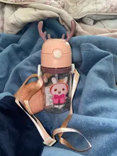 La alimentación de los niños niño recién nacido para bebida de bebé tazas de botellas de agua niños bebiendo sorbete una taza Infantil bebedor Copo con taza Correa