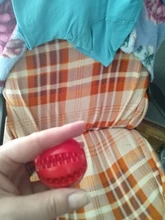 Bola de juguete interactiva para perro, Bola de goma natural con fugas, Limpieza de dientes, 5cm/7cm/11cm, nueva mascota de sandía