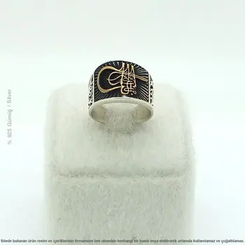 

Silver Ottoman Tuğralı Male Ring