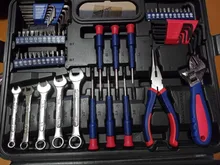 WORKPRO-Juego de Herramientas para el hogar, utensilio doméstico, juego de enchufes, destornilladores, herramientas de reparación para el hogar, herramientas manuales de bricolaje