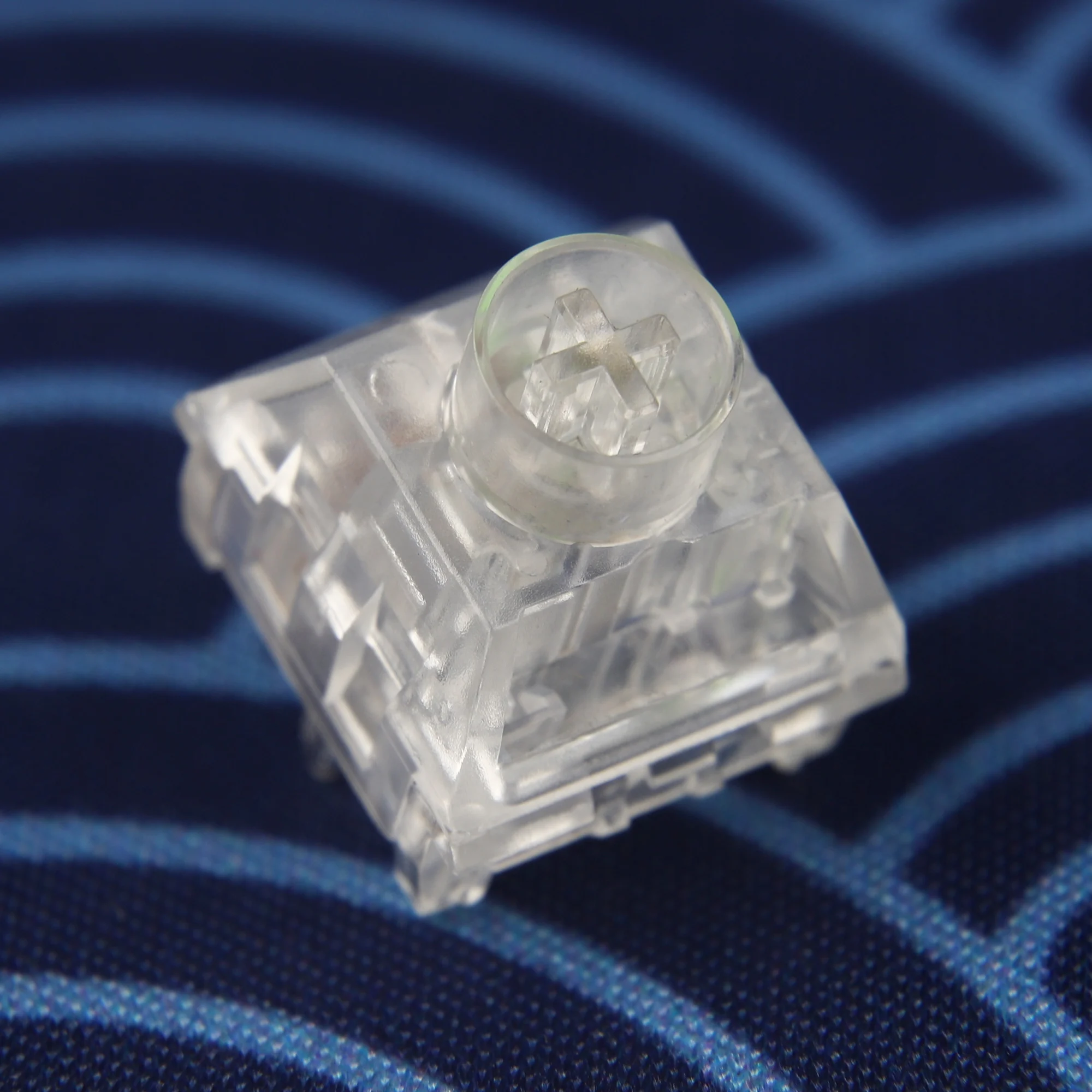 Kailh Box-medusa v2 Interruptor Linear Rgb Smd Teclado Mecânico mx Stem Auto Lubrificante Transparente 5pin 60g - Imagem 3