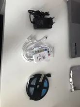 Tira de luces LED inteligente Tuya, con WiFi, RGB, 12V, 5050, funciona con Alexa, Google, Control remoto por voz, 30LED/m, cambio de Color