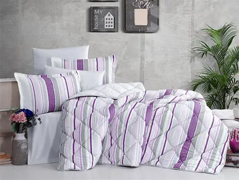 

Single Quilt and Duvet Cover Set Made of 100% Cotton Yarn