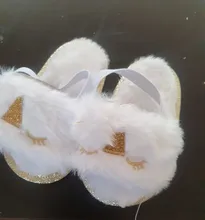 Sandalias con peluche para niñas pequeñas, zapatos planos de piel sintética con suela suave, zapatillas con correa de soporte elástico, para el hogar