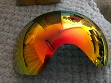 COPOZZ-Gafas de esquí antivaho, lentes de esquí esférico grande, reemplazo de lentes de nieve (solo lentes), UV400, 201