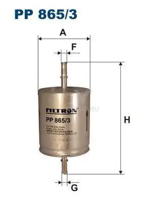 FILTRON PP 865/3 Фильтр топливный FORD MONDEO 1.8-3.0-07/TRANSIT 2.3 06