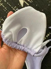 GNIM-Bikini brasileño de dos piezas para mujer, de dos piezas con espalda descubierta traje de baño, estilo triangular, ropa de playa, 2020