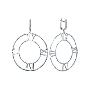 

Earrings made of silver with cubic zirconia