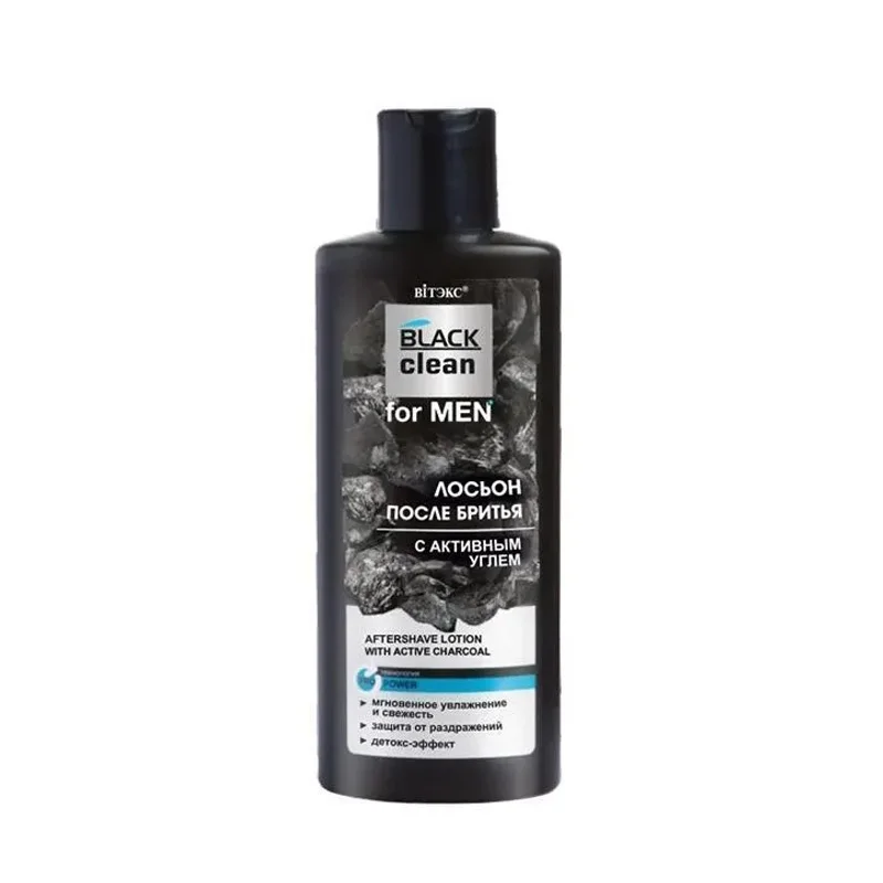 Lotion after shaving витэкс black clean for men 150 ml | Красота и здоровье