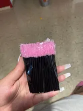 25/50 Uds pestañas cepillos maquillaje pinceles/brochas varas para máscara de pestañas desechables aplicador Spoolers pestañas cepillo cosmético herramientas de maquillaje