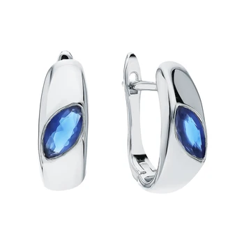 

Silver earrings with sieve sunlight sample 925