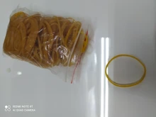 200 unids/bolsa 4CM papelería de gran calidad de termoestabilidad de bandas de goma elástico fuerte banda de pelo de bucle de suministros de oficina