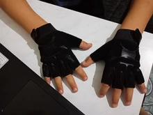 Guantes deportivos con soporte de muñeca para niños, para entrenamiento, bicicleta, medio dedo