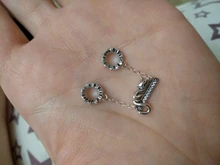 WOSTU-Cuenta para pulsera plata de primera ley forma corazón con flores, abalorio para brazalete, plata esterlina 925, crear bisutería, diseño retro, CQC1323