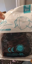 Entrega en 10 días Mascarilla de seguridad FFP2 de 5 capas para adultos, respirador antipolvo, blanca, KN95, FPP2, FFP3