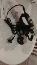 DEKO-LIJADORA ORBITAL Random DKSD125J1, 350W, con escape de polvo y depósito de polvo híbrido