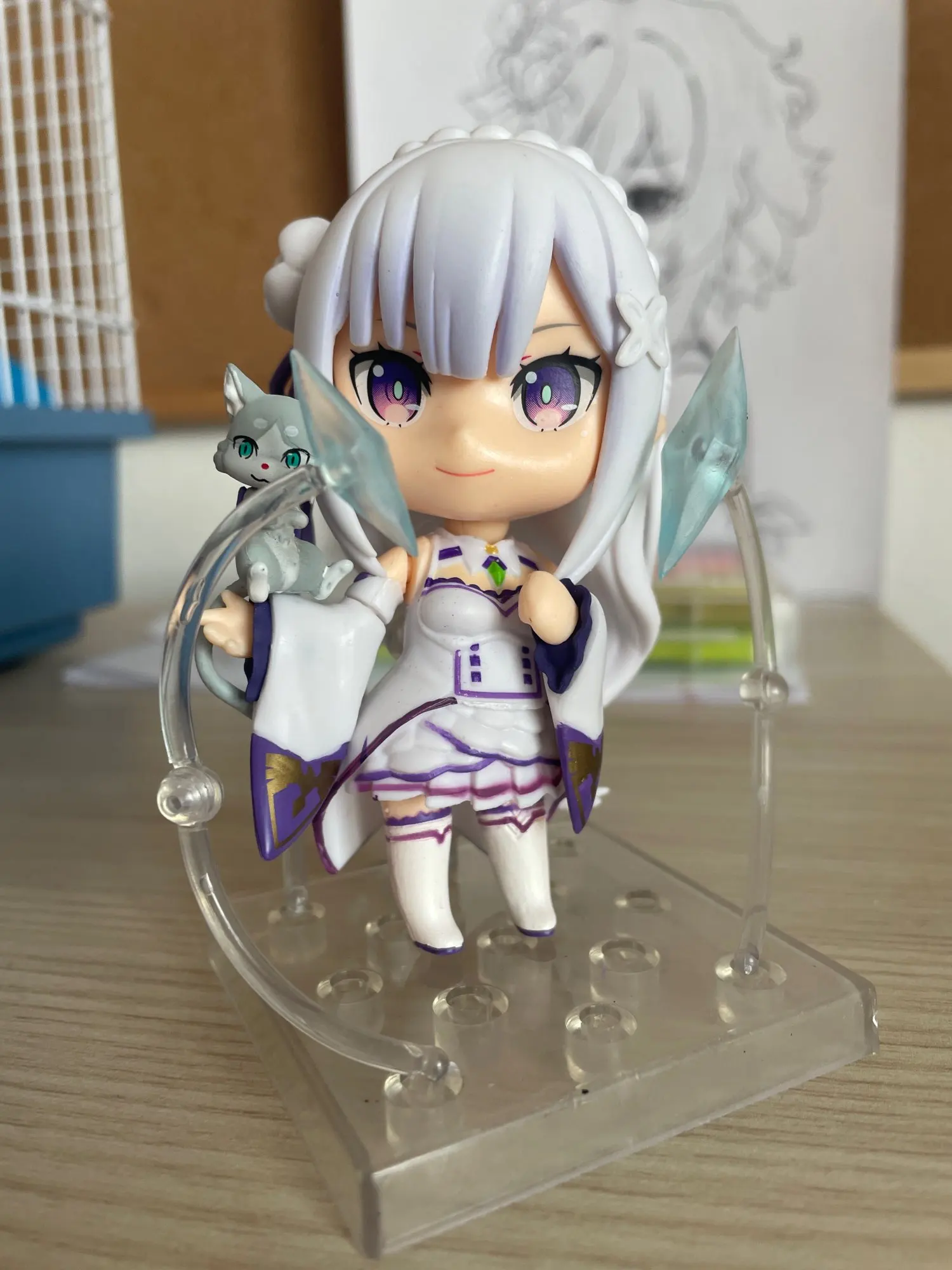 Emilia Re Zero Chibi Figure photo review