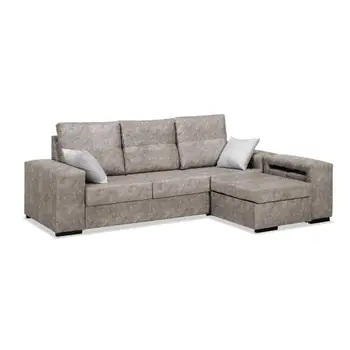 

Sofa Chaise Longue, 3 Seater, climb A domicile, Beige ref-89
