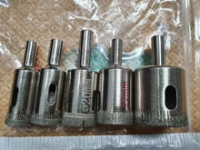 Juego de brocas con revestimiento de diamante Hss, brocas de perforación para azulejos, mármol, vidrio y cerámica, herramientas eléctricas de 6mm-30mm, 10 Uds.