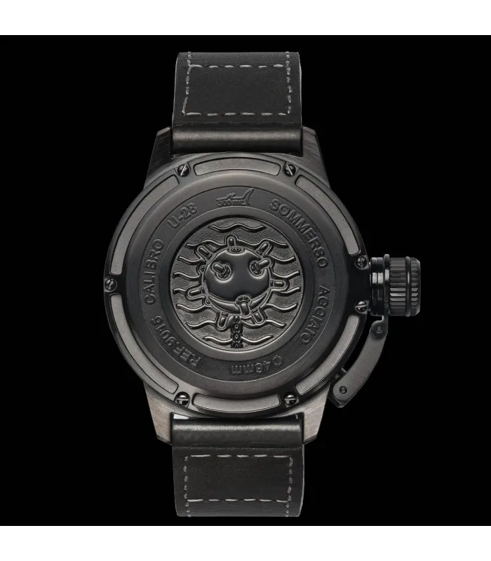 U-BOAT часы погружные DLC 46 мм 9015