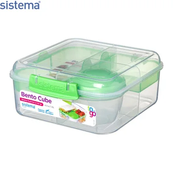 

Ланчбокс Бенто Sistema "TO-GO" 1,25л, зеленый, 21685