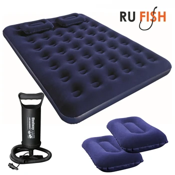 

Mattress 152 + for Home & Outdoor, inflatable mattress, Camping Fishing summer hiking, mattress for 2-3 people with pillows and pump