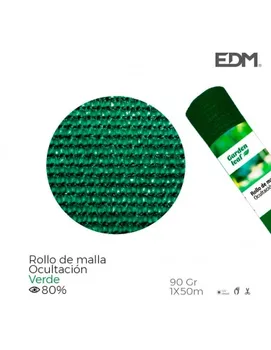 

Mesh roll green 80% 90gr 1x50mts