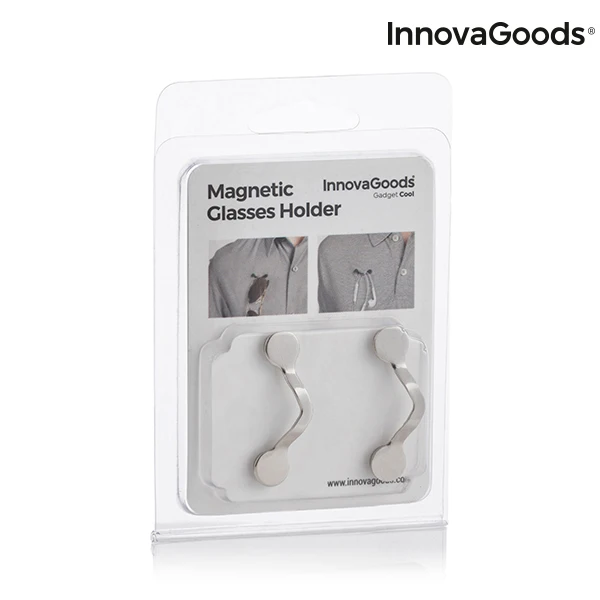 InnovaGoods магнитный держатель для очков(упаковка из 2 шт