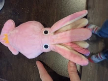 Calamar bonito y pequeño sonido de juguete de perro BB, mascota de peluche, cuerda de perrito, mordedores de juguete con sonido rosa para gato